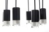 King Home Flusso 8 Geometrikus Fekete LED Függőlámpa