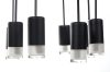 King Home Flusso 8 Geometrikus Fekete LED Függőlámpa