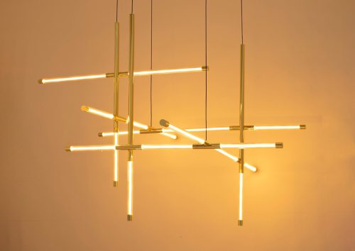 MOOSEE Mikado M Arany Függőlámpa Geometrikus LED
