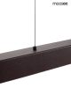 MOOSEE LINEA Fekete LED Függőlámpa Bőr Borítással