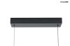 MOOSEE LINEA Fekete LED Függőlámpa Bőr Borítással