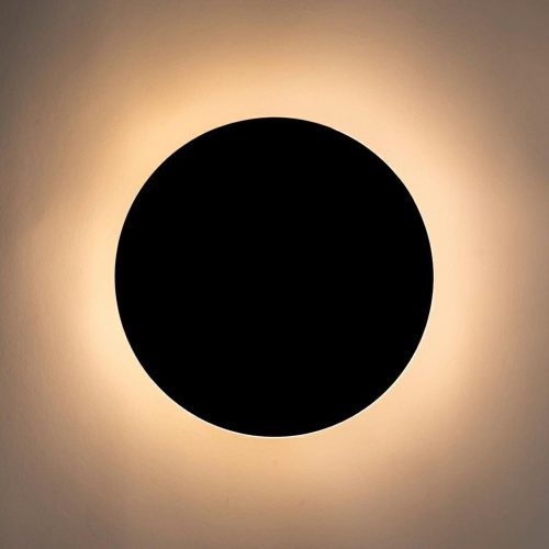 MOOSEE Shadow Sun 30 LED Fali Lámpa Fekete Érintésvezérelt