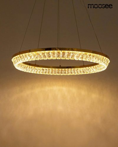 MOOSEE Savoy 100 Kristály Függőlámpa Arany LED
