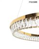 MOOSEE Savoy 100 Kristály Függőlámpa Arany LED