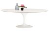 King Home Tulip Ellipse Ovális Étkezőasztal MDF Fehér