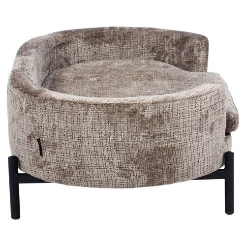 Richmond Dolly Luxus Kutyafekhely Taupe Chenille Szövettel