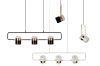 King Home Blink 3 LED Függőlámpa Fém Fekete Állítható