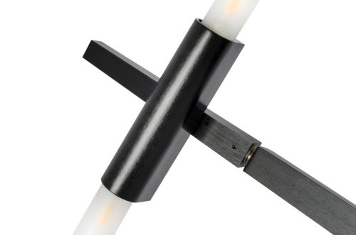 King Home Candelabr 6 Függőlámpa Alumínium Fekete Faág-inspirált