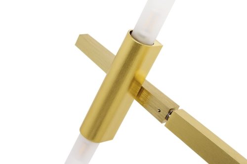 King Home Candelabr 6 Függőlámpa Arany Alumínium Üveg