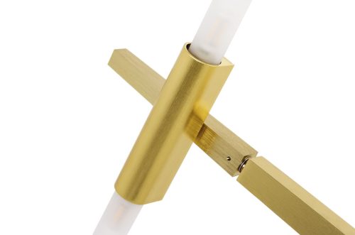 King Home Candelabr 6 Függőlámpa Arany Alumínium Üveg