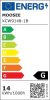 King Home Capri Wall 6 LED Fali Lámpa Üveg Arany Buborékos
