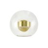 King Home Capri Fali Lámpa Üveg Arany LED