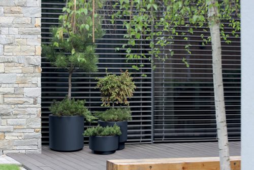 Heos Design Virágtartó Antracit 39,5 cm DBHEN400-S433