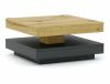 Cotto Artisan Forgatható Dohányzóasztal Laminált Tölgy/Antracit