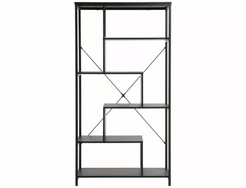 Net A Modern Laminált Fekete Polcos Állvány