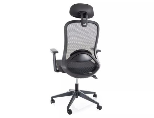 Q-050 Ergonomikus Hálós Forgószék Fejtámlával