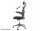 Q-060 Ergonomikus Hálós Forgószék Fekete