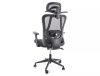 Q-080 Ergonomikus Hálós Forgószék Fejtámlával Fekete