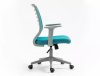 Q-320 Ergonomikus Hálós Forgószék Kék Műanyag Vázzal