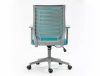 Q-320 Ergonomikus Hálós Forgószék Kék Műanyag Vázzal