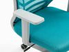 Q-320 Ergonomikus Hálós Forgószék Kék Műanyag Vázzal