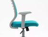 Q-320 Ergonomikus Hálós Forgószék Kék Műanyag Vázzal