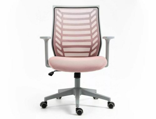 Q-320 Ergonomikus Hálós Forgószék Rózsaszín
