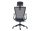 Q-328H Ergonomikus Hálós Forgószék Kék-Fekete Fejtámlával
