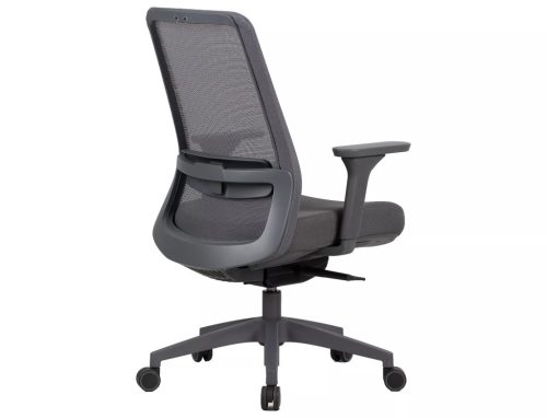 Q-718 Ergonomikus Hálós Forgószék Szürke