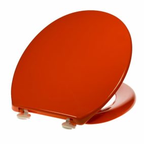   Bath Duck Wc-Ülőke - Duroplaszt - Műanyag Zsanérokkal - Narancssárga