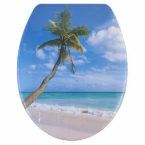   Bath Duck Wc-Ülőke - Duroplaszt - Rozsdamentes Acél Zsanérokkal - Palm