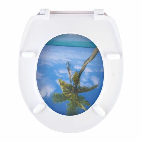 Bath Duck Wc-Ülőke - Duroplaszt - Rozsdamentes Acél Zsanérokkal - Palm