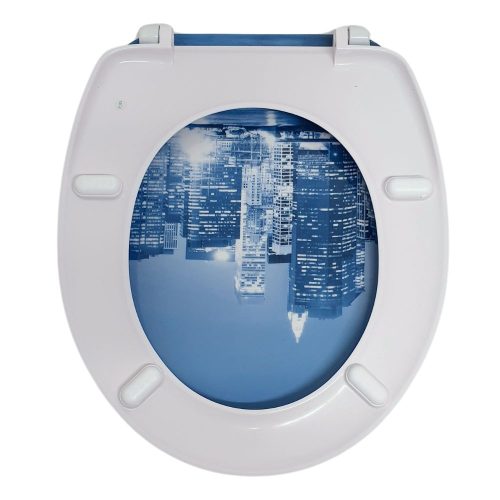 Bath Duck Wc-Ülőke - Duroplaszt - Rozsdamentes Acél Zsanérokkal - City