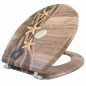   Bath Duck Wc-Ülőke - Mdf - Mintás - Rozsdamentes Acél Zsanérokkal - Rope