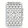 2 Lapos Körömmatricák, Valentin Nap Körömmatricák, Heart Love Design Angol Betűs Köröm Kiegészítők
