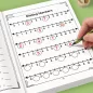   32 oldalas interaktív matematikai gyakorlófüzet fiataloknak – összeadás és kivonás gyakorlása